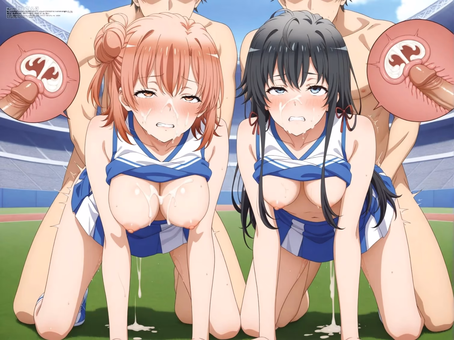 Yui Yuigahama x Yukino Yukinoshita - My Teen Romantic Comedy SNAFU (Oregairu) - Hentai Gallery - 30 Images — image 28 of 30