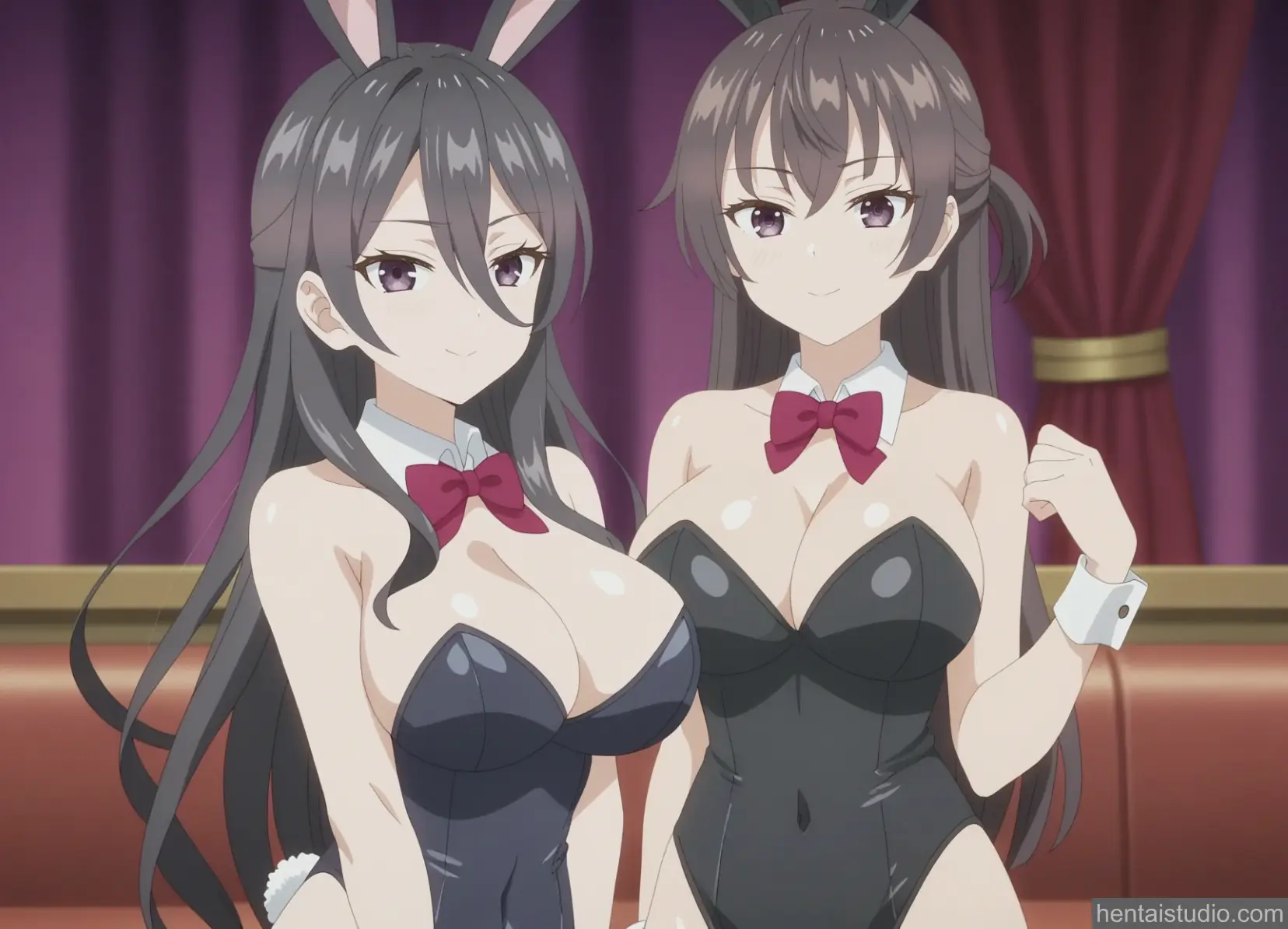 Yuki Suou Ayano Kimishima from Roshidere hentai art 130 of 132