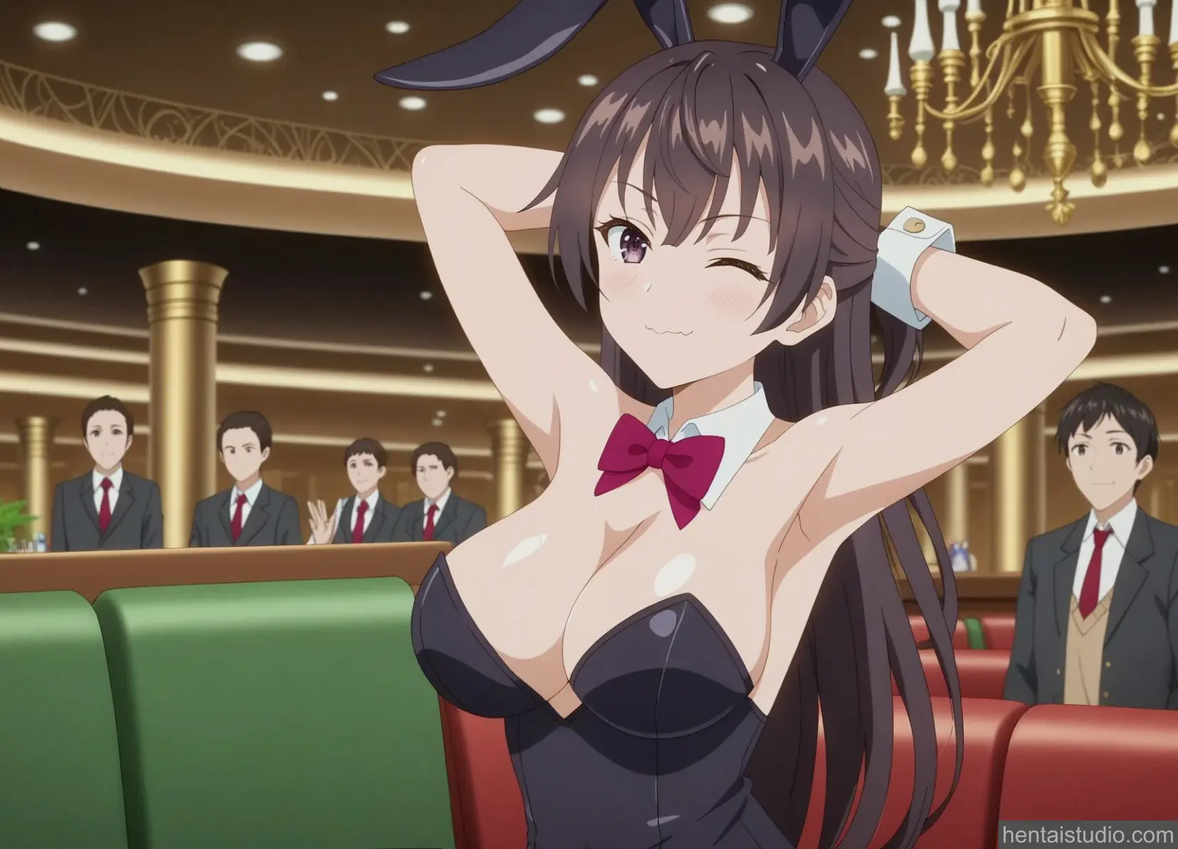 Yuki Suou Ayano Kimishima from Roshidere hentai art 8 of 132