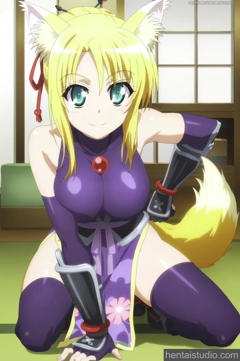 Yukikaze Panettone from Dog Days hentai art 1 of 11