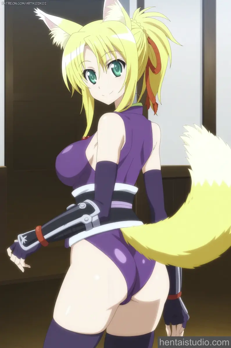 Yukikaze Panettone from Dog Days hentai art 6 of 11