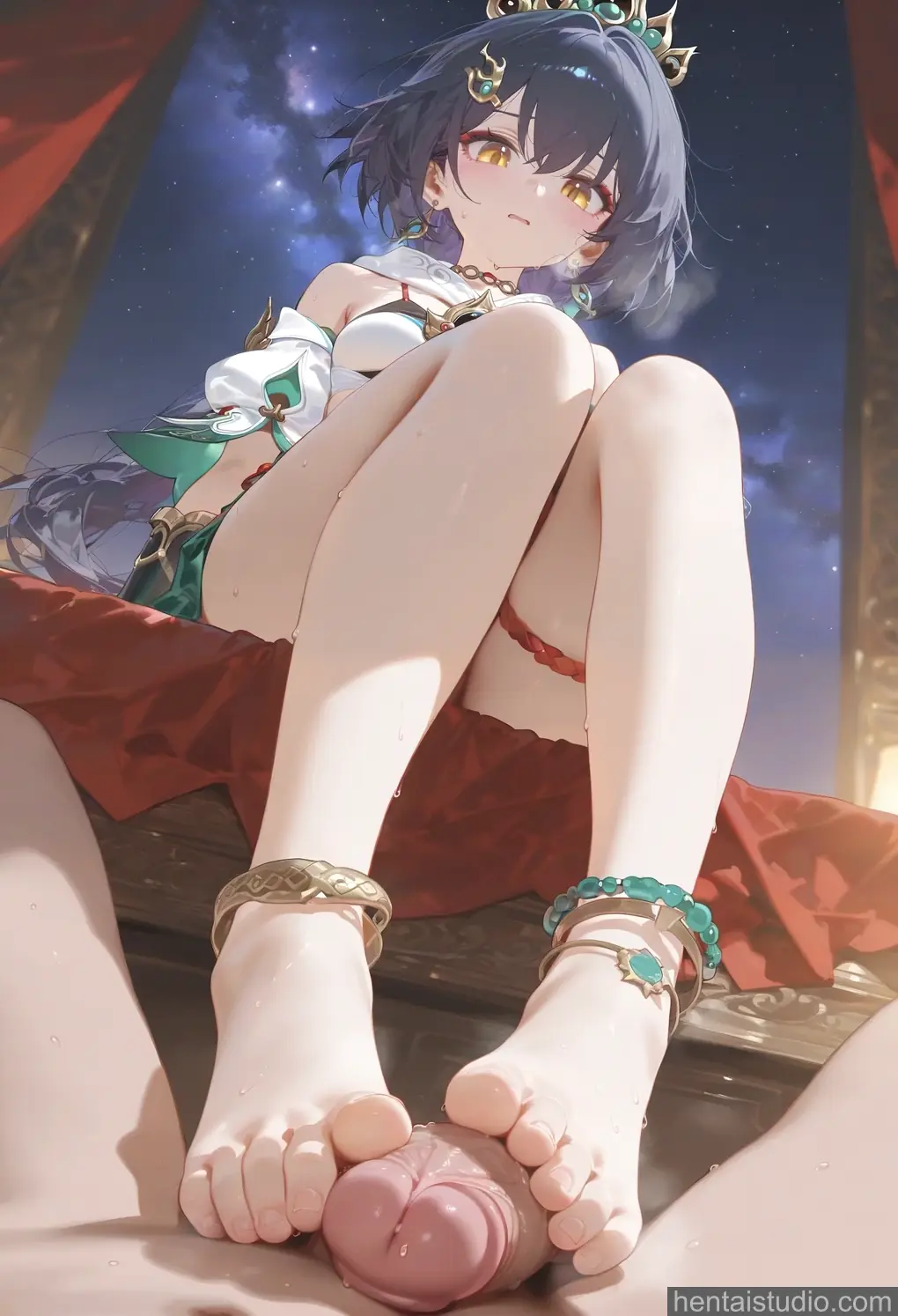 Yunli from Honkai: Star Rail hentai art 3 of 71