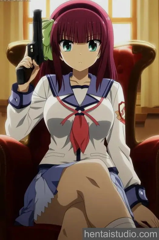 Yuri Nakamura from Angel Beats hentai art 1 of 22
