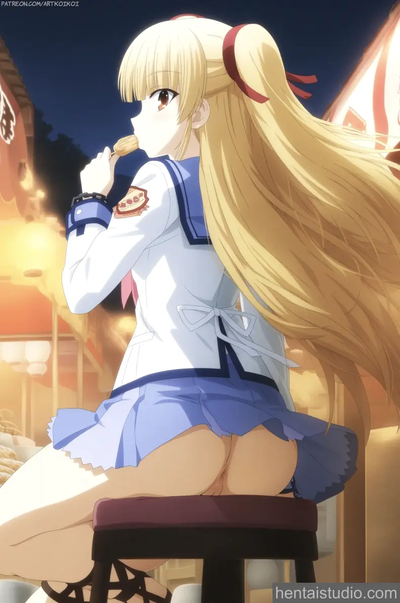 Yusa from Angel Beats hentai art 17 of 20