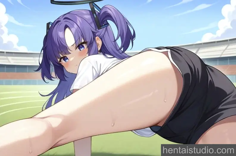 Yuuka Hayase from Blue Archive hentai art 1 of 9