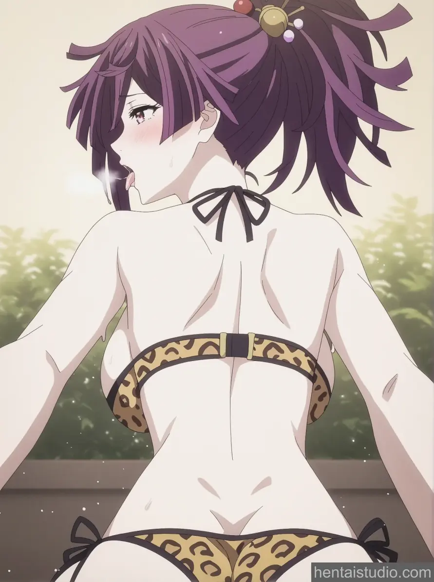 Yuzuriha from Hell's Paradise hentai art 51 of 55