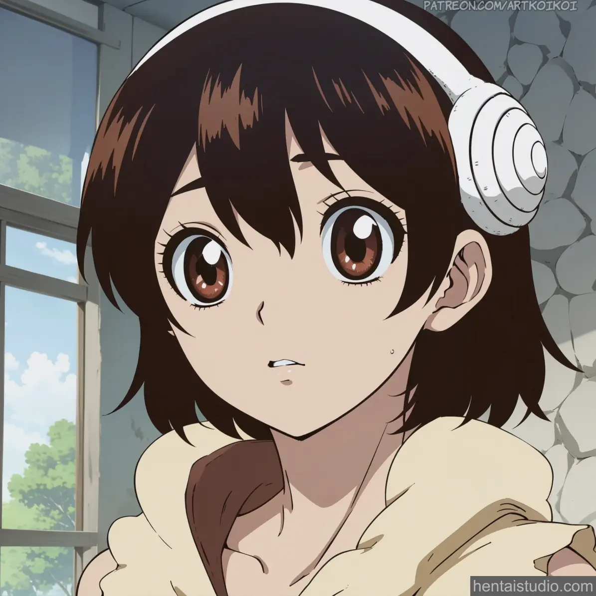 Yuzuriha Ogawa from Dr Stone hentai art 1 of 18