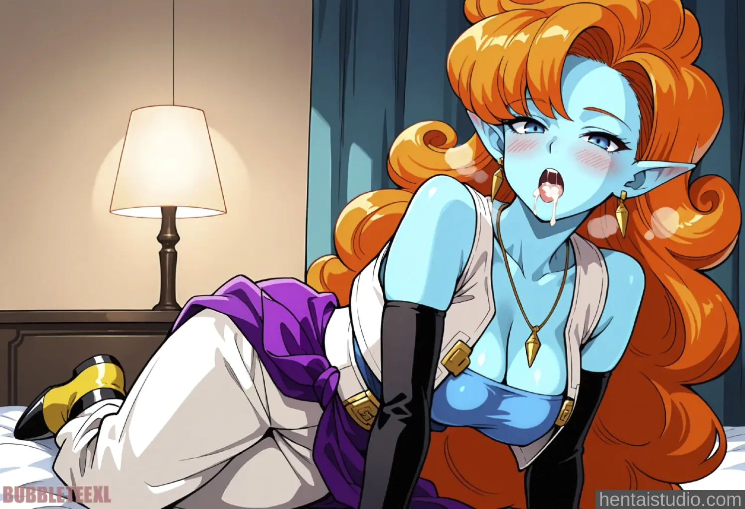 Zangya from Dragon Ball Z hentai art 20 of 62