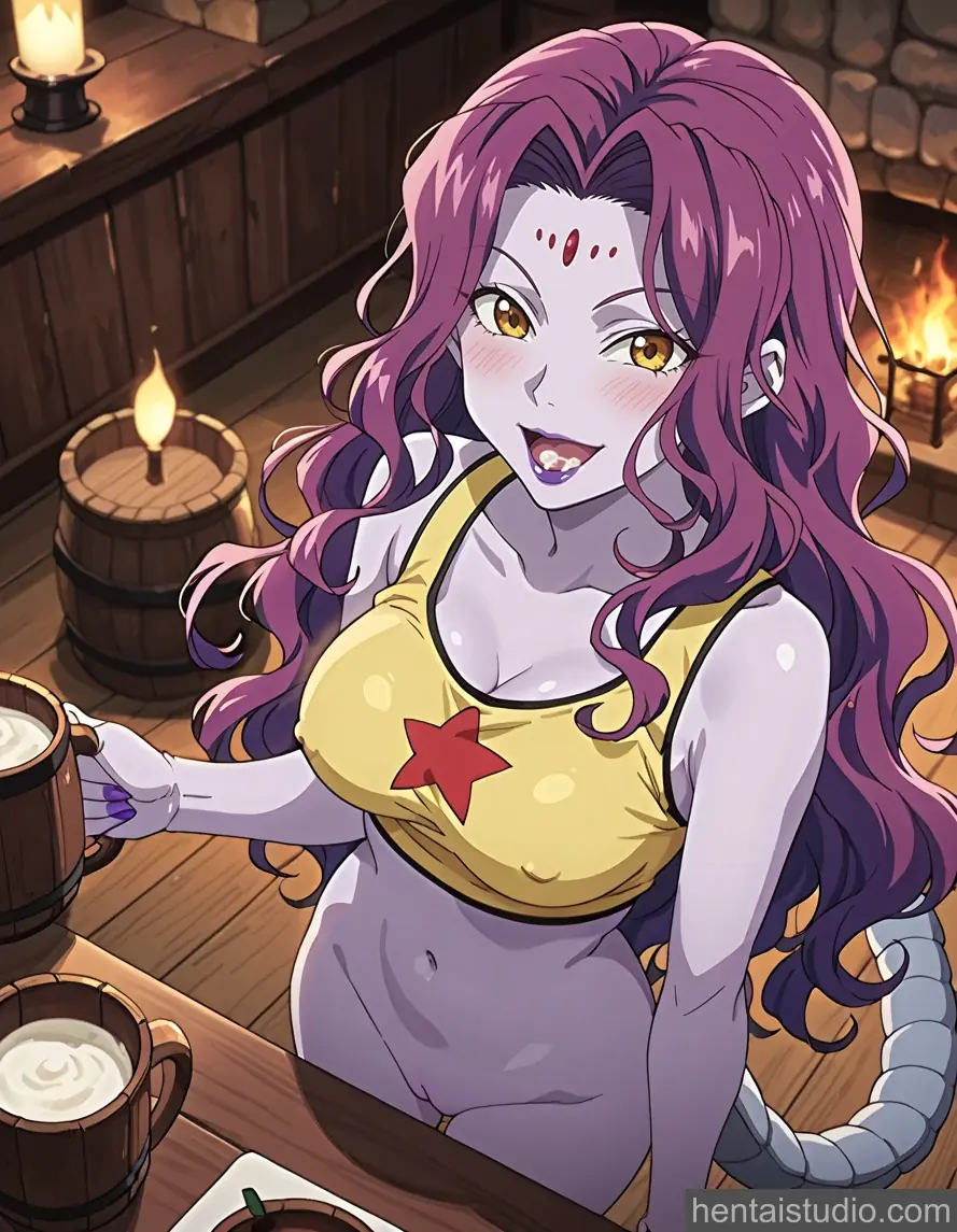 Zazan from Hunter X Hunter hentai art 17 of 19
