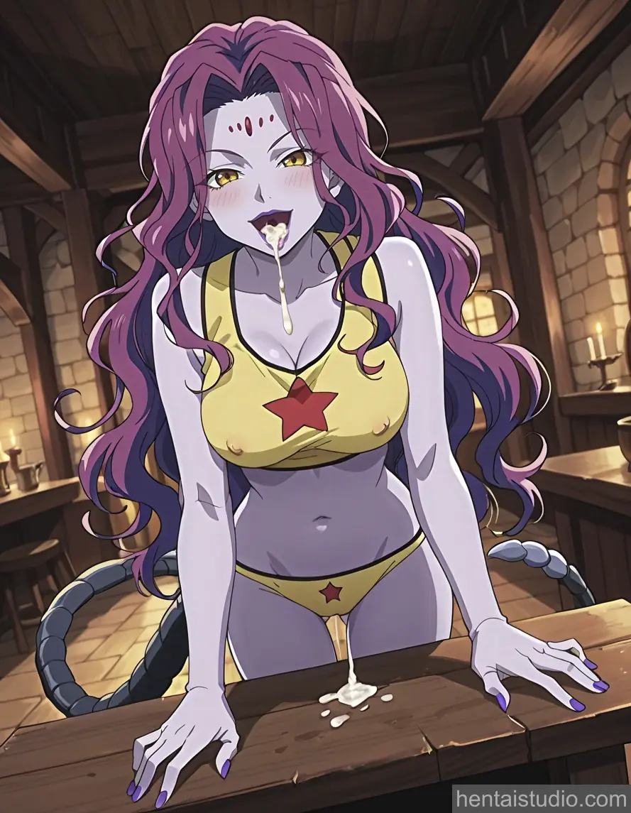 Zazan from Hunter X Hunter hentai art 18 of 19