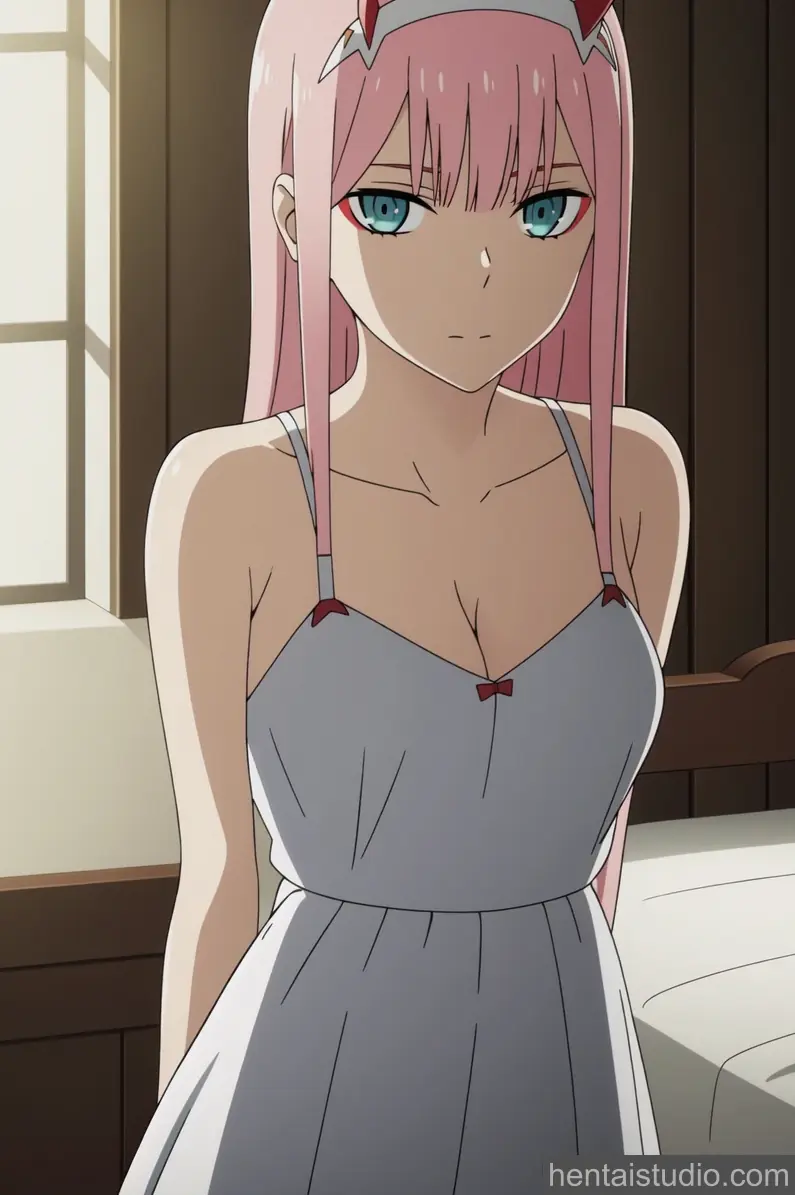 Zero Two from Darling In The Franxx hentai art 1 of 4