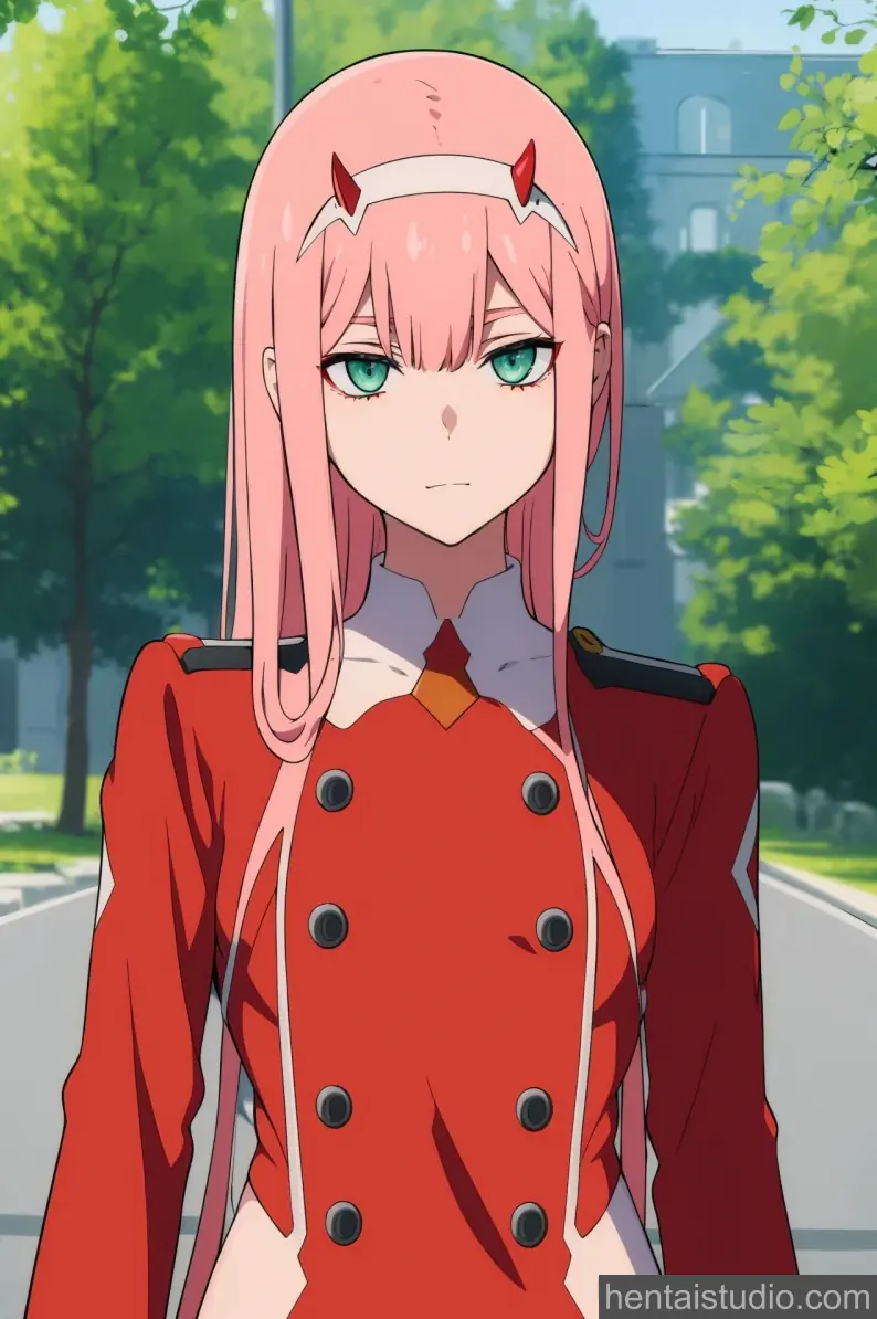 Zero Two from Darling In The Franxx hentai art 1 of 37