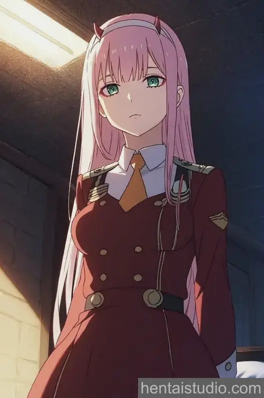 Zero Two from Darling In The Franxx hentai art 1 of 8