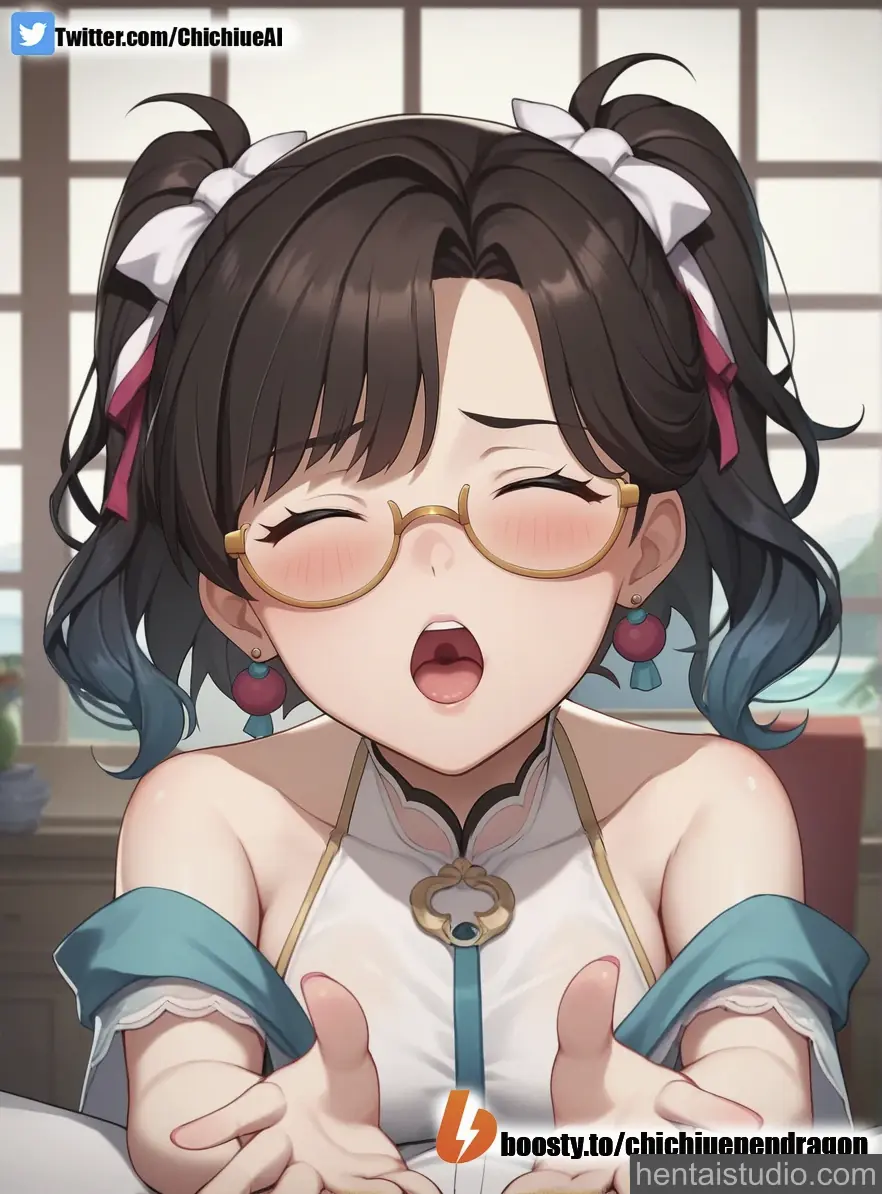 Zhezhi from Wuthering Waves hentai art 12 of 13