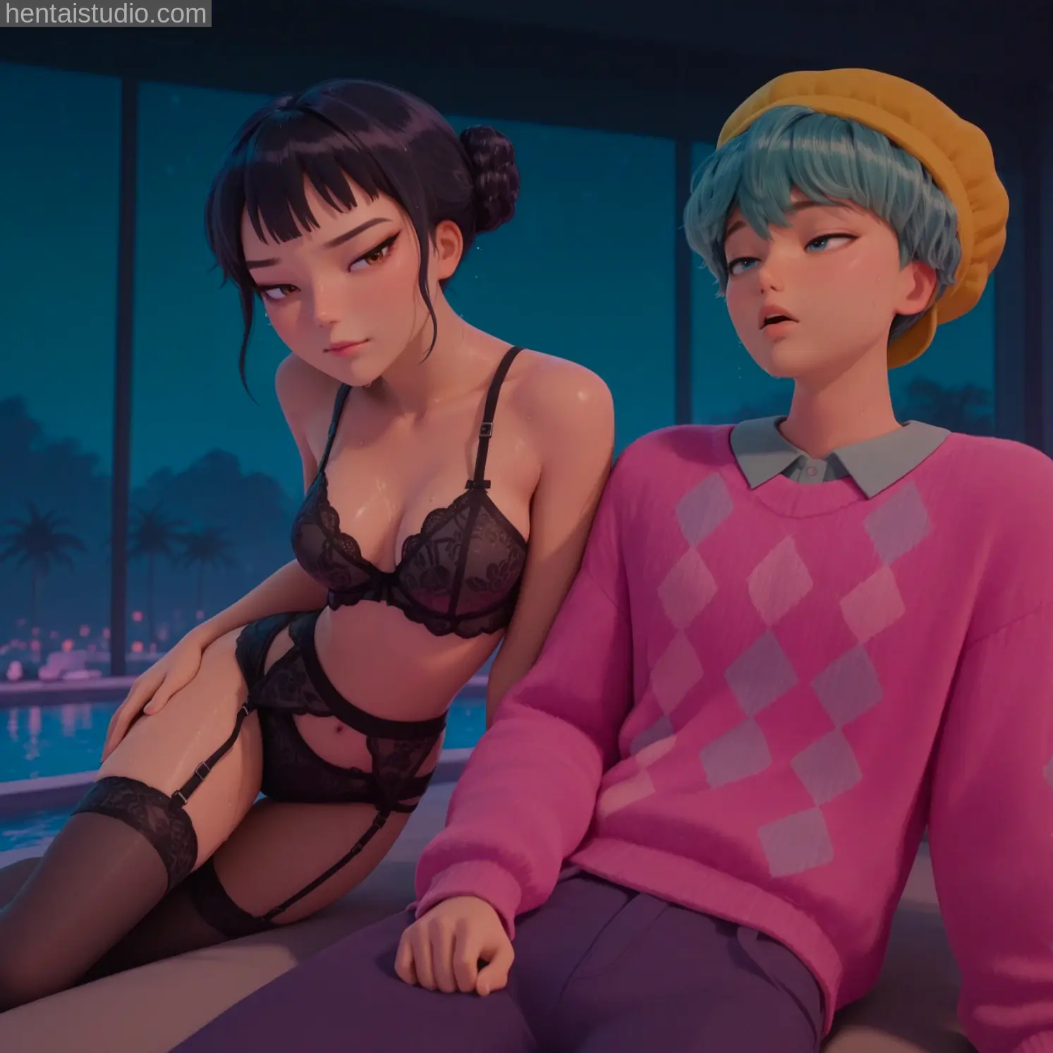 Zoey Saja from Kpop Demon Hunters hentai art 8 of 84